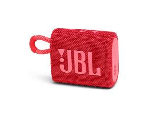  Listo para llevar y usar El JBL Go 3 presenta un estilo llamativo y un sonido JBL Pro pleno y sofisticado. Con su llamativo nuevo diseño vanguardista, tejidos coloridos y detalles expresivos, es el accesorio imprescindible para tu próxima salida. Vibrará