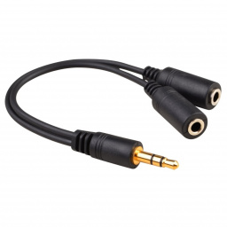 Cable Audio Plug(M) a 2 Plug (H) Roditec