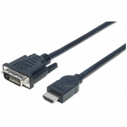Cable HDMI (M) a DVI-D (M) 3.0Mts Manhattan
