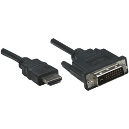Cable HDMI (M) a DVI-D (M) 1.8Mts Manhattan