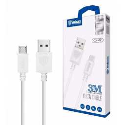 Cable Inkax CK-49 USB a Micro 3  Metros 2.1A