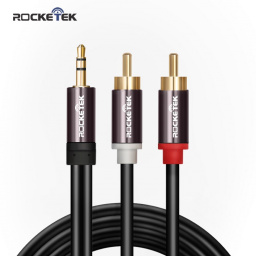 Cable Audio Rocketek RCA x 2 Spika 5 Metros A2R-5