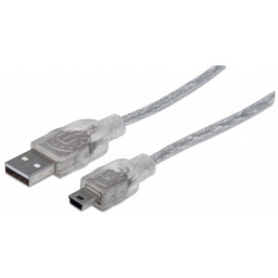 Cable USB 2.0 a Mini 5 pin 1.8m