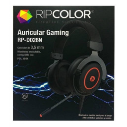 Auriculares Rip Color Gaming D026N Negro
