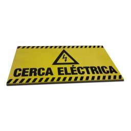 Cartel Cerca Electrica