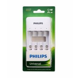 Cargador de Pilas Philips AA/AAA SCB3400NB/97 USB
