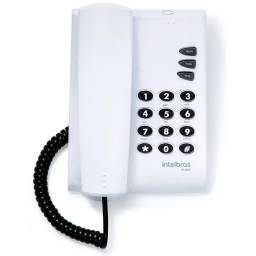 Telefono Intelbras Cableado Pleno  Color Blanco