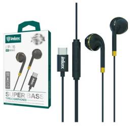 Auriculares Inkax EP-16 USB Tipo-C Negro