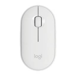 Mouse Logitech M350 Inal. + BT Blanco