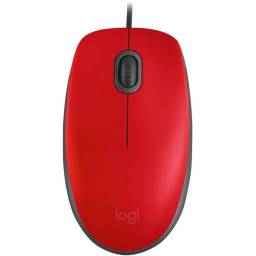 Mouse Logitech Silent M110 Rojo