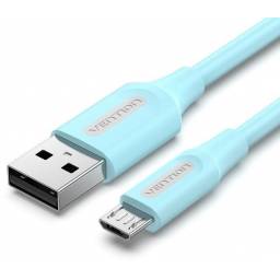 Cable USB 2.0 Micro  2 Mts. Light Blue COLSH  Vention