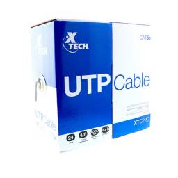Cable UTP Xtech XTC-220 24 AWG Cat5 305 mts CCA Bañado en cobre