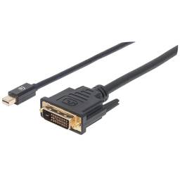 Cable mini Display Port (M) a DVI-D 24+1  1.8 mts Manhattan