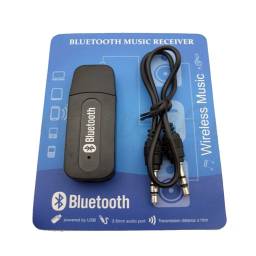 Adaptador Receptor Audio Bluetooth USB a Plug  (tipo pendriv