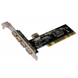 Tarjeta PCI - USB 2.0 4 + 1 puertos