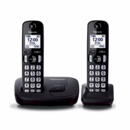 Telfono Panasonic KX-TGC212LCB Inalmbrico x 2