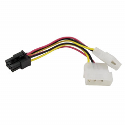 Cable Poder PCI-E 6P / 2 Molex