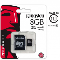 Memoria Micro SD 8Gb Clase 10