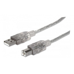 Cable USB Impresora AB 3.0 mts Manhattan