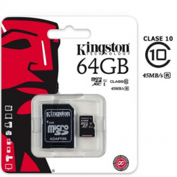 Memoria Micro SD 64gb Clase 10