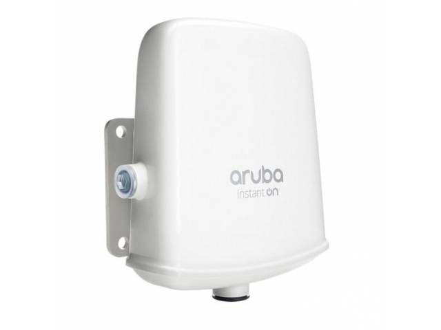 Los puntos de acceso de exterior Aruba Instant On AP17 ofrecen Wi-Fi 802.11ac Wave 2 asequible y de calidad empresarial para entornos de pequeñas empresas de densidad media que requieren un gran rendimiento y ancho de banda. Los puntos de acceso Aruba Ins